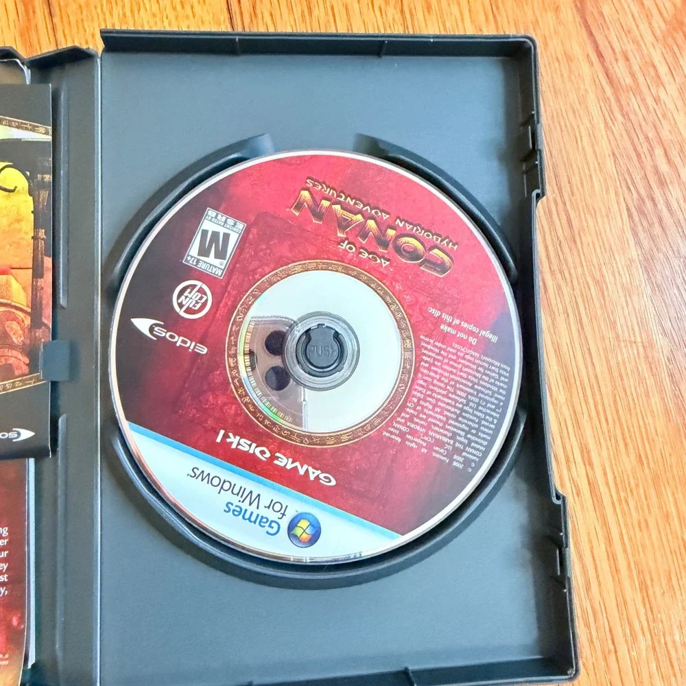 Age of Conan Hyborian Adventures PC DVD Game MMORPG Eidos Funcom 2008 Windows